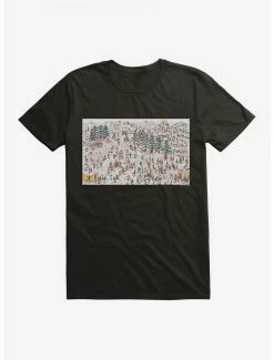 Where's Waldo? Search The Ski Slope T-Shirt