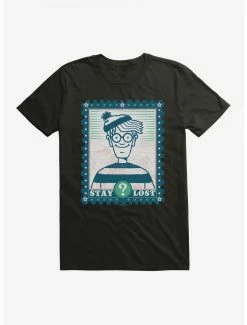Where's Waldo? Stay Lost Stamp T-Shirt