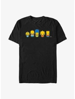 The Simpsons Chibi Lineup T-Shirt