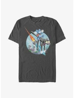 The Simpsons Itchy Scratchy Ride Missile T-Shirt