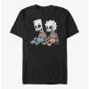 The Simpsons Skeleton Bart And Lisa T-Shirt