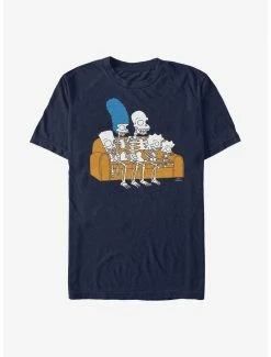 The Simpsons Skeleton Family Couch T-Shirt
