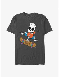The Simpsons Bart Skeleton Skates T-Shirt