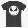 Disney The Nightmare Before Christmas Big Face Jack Mineral Wash T-Shirt