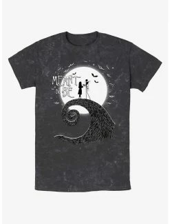 Disney The Nightmare Before Christmas Jack And Sally Meant To Be Mineral Wash T-Shirt