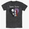 Disney The Nightmare Before Christmas Jack And Sally Together Forever Mineral Wash T-Shirt
