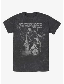 Disney The Nightmare Before Christmas Jack And Boogie Mineral Wash T-Shirt