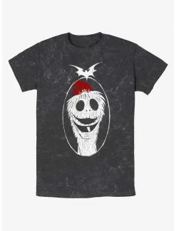 Disney The Nightmare Before Christmas Santa Jack Mineral Wash T-Shirt