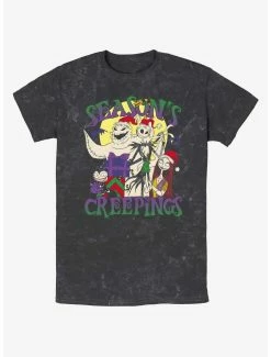 Disney The Nightmare Before Christmas Season's Creepings Mineral Wash T-Shirt