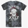 Disney The Nightmare Before Christmas Jolly Santa Jack Tie-Dye T-Shirt
