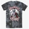 Disney The Nightmare Before Christmas Santa Jack Wonderful Nightmare Tie-Dye T-Shirt