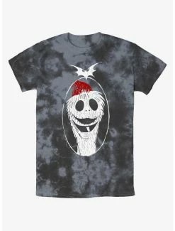 Disney The Nightmare Before Christmas Santa Jack Tie-Dye T-Shirt