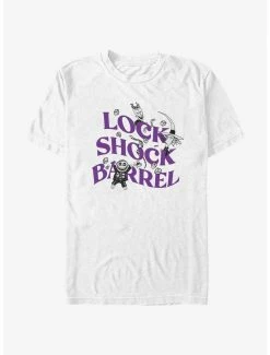 Disney The Nightmare Before Christmas Lock Shock Barrel T-Shirt