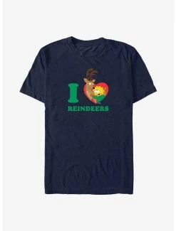 The Simpsons I Love Reindeers T-Shirt