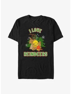 The Simpsons Lisa Loves Reindeers T-Shirt